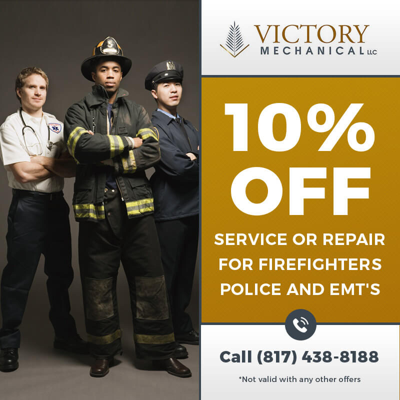 10% off Service or Repair for Firefighters Police and EMT's